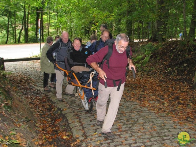 randonnée sportive avec joëlettes, Tervuren, 2012